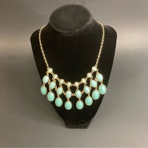Icing ombré turquoise necklace
